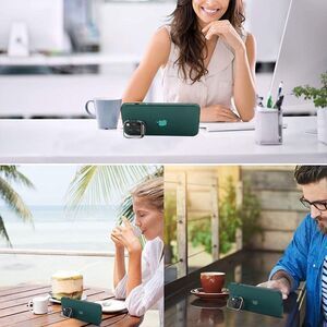 Sacstar Designed for iPhone 12 Pro Max Case Shockproof Protective 6.7 Green